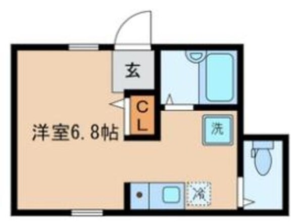 アペックス下高井戸IIの物件間取画像